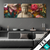 Textilrahmen Buddha In Farbenfrohen Blumen Panorama Produktvorschau
