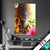 Textilrahmen Buddha Kopf Seerose Hochformat Produktvorschau