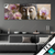 Textilrahmen Buddha Orchideen Panorama Produktvorschau