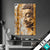 Textilrahmen Buddha Statue Im Goldenen Bambus Hochformat Produktvorschau