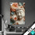 Textilrahmen Buddha Statue Mit Blueten Hochformat Produktvorschau
