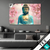 Textilrahmen Buddha Statue Mit Kirschblueten Querformat Produktvorschau