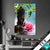 Textilrahmen Buddha Statue Mit Seerose Hochformat Produktvorschau