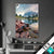 Textilrahmen Dramatischer Morgenblick Am See Hochformat Produktvorschau