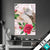 Textilrahmen Eifelturm Rosen Hochformat Produktvorschau