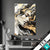 Textilrahmen Elegantes Gold Schwarzes Portraet Hochformat Produktvorschau