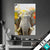 Textilrahmen Farbenexplosion Mit Elefant Hochformat Produktvorschau
