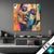 Textilrahmen Farbexplosion Portraet Florence Quadrat Produktvorschau