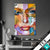 Textilrahmen Farbexplosion Portraet Nova Hochformat Produktvorschau