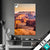 Textilrahmen Felsen Bei Sonnenuntergang Hochformat Produktvorschau