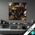 Textilrahmen Florale Eleganz Und Adlerblick Quadrat Produktvorschau