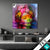 Textilrahmen Florales Frauenportraet Rosalie Quadrat Produktvorschau