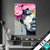 Textilrahmen Florales Portraet Design Hochformat Produktvorschau