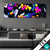 Textilrahmen Fluid Art Bubbless Neon Panorama Produktvorschau