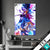 Textilrahmen Fluid Art Floral Hochformat Produktvorschau
