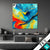Textilrahmen Fluid Art Floral No 2 Quadrat Produktvorschau