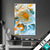 Textilrahmen Fluid Art Lagune Hochformat Produktvorschau