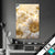 Textilrahmen Funkelnde Blumen In Gold Hochformat Produktvorschau
