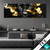 Textilrahmen Goldblumen Panther Panorama Produktvorschau