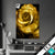 Textilrahmen Goldene Rose Hochformat Produktvorschau