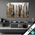 Textilrahmen Goldene Skyline Vision Querformat Produktvorschau