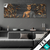 Textilrahmen Goldener Buddha Bambus Panorama Produktvorschau