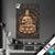 Textilrahmen Goldener Buddha No 2 Hochformat Produktvorschau