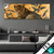 Textilrahmen Goldener Leopard Imposanter Jaeger Panorama Produktvorschau
