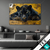 Textilrahmen Goldener Panther Querformat Produktvorschau