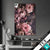 Textilrahmen Hellrosa Blumen Hochformat Produktvorschau