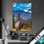 Textilrahmen Hirsch Vor Bergkulisse Hochformat Produktvorschau