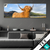 Textilrahmen Hochland Bulle Panorama Produktvorschau