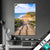 Textilrahmen Holztreppe Zum Einsamen Strand Hochformat Produktvorschau