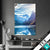 Textilrahmen Idyllischer Bergsee Im Gebirge Hochformat Produktvorschau