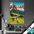 Textilrahmen Idyllisches Dorf In Den Bergen Hochformat Produktvorschau