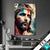 Textilrahmen Jesus Christus Mit Dornenkrone Hochformat Produktvorschau