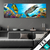 Textilrahmen Korallen Fische Panorama Produktvorschau