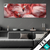 Textilrahmen Kuschelnde Flamingos Panorama Produktvorschau