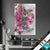 Textilrahmen Leopard Blumen Hochformat Produktvorschau