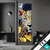 Textilrahmen Leopard Eleganz Trifft Farbe Schmal Produktvorschau