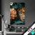 Textilrahmen Leopard Im Bluetenmeer Hochformat Produktvorschau