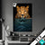 Textilrahmen Leopard Im Wasser Hochformat Produktvorschau