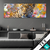 Textilrahmen Leopard In Bluehender Wildnis Panorama Produktvorschau