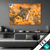 Textilrahmen Leopardentraum In Orange Querformat Produktvorschau