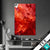 Textilrahmen Liquid Marmor Rot Hochformat Produktvorschau