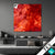 Textilrahmen Liquid Marmor Rot Quadrat Produktvorschau