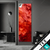 Textilrahmen Liquid Marmor Rot Schmal Produktvorschau