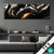 Textilrahmen Liquid Marmor Schwarz Gold Panorama Produktvorschau