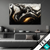Textilrahmen Liquid Marmor Schwarz Gold Querformat Produktvorschau