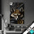 Textilrahmen Luxurioeser Fuchs Mit Blumen Hochformat Produktvorschau